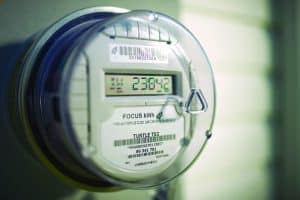 Electric meter pictured